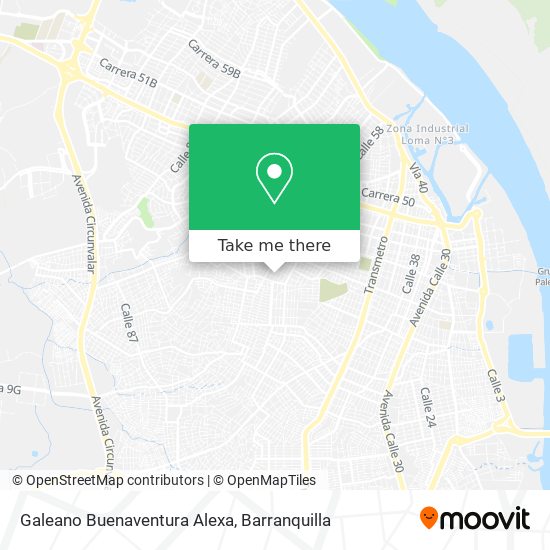 Galeano Buenaventura Alexa map