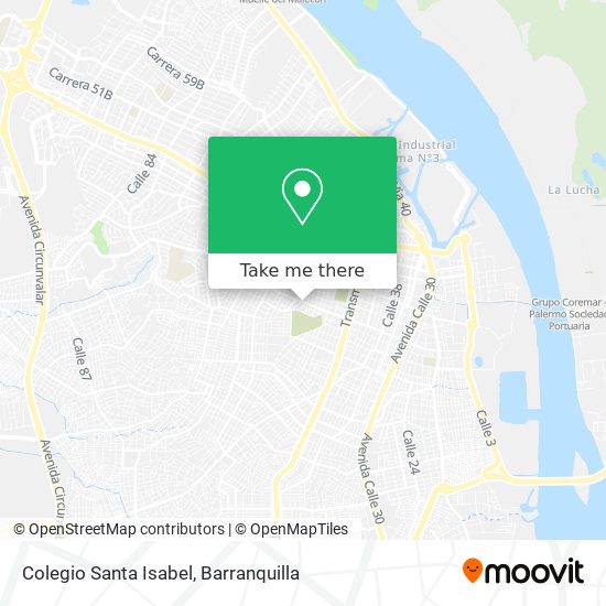 Colegio Santa Isabel map