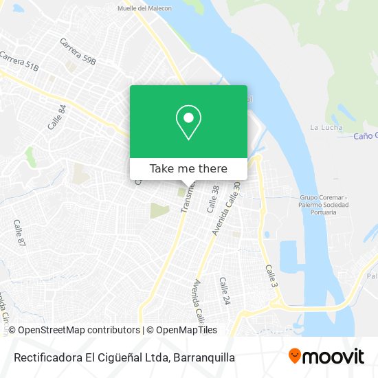 Rectificadora El Cigüeñal Ltda map