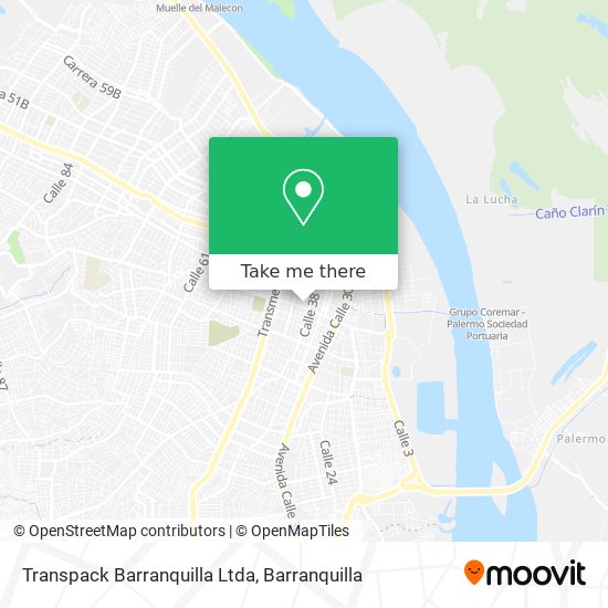 Transpack Barranquilla Ltda map