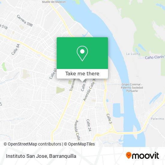 Instituto San Jose map