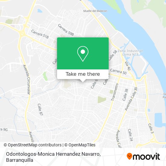 Odontologos-Monica Hernandez Navarro map