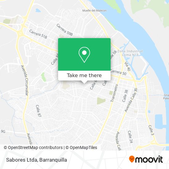 Sabores Ltda map