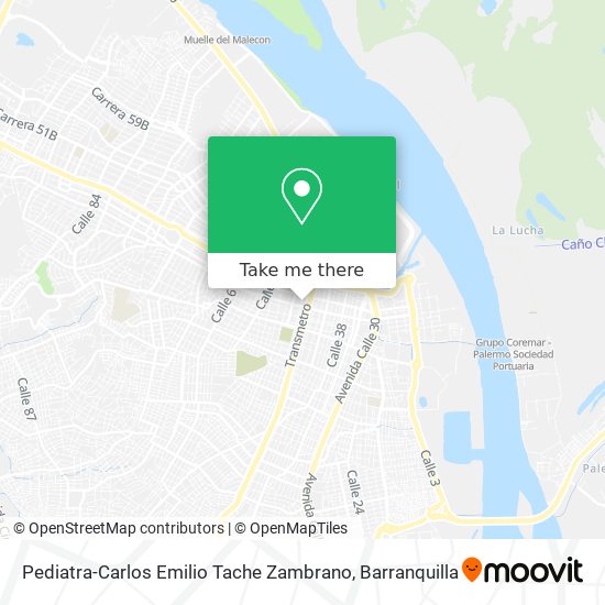 Pediatra-Carlos Emilio Tache Zambrano map