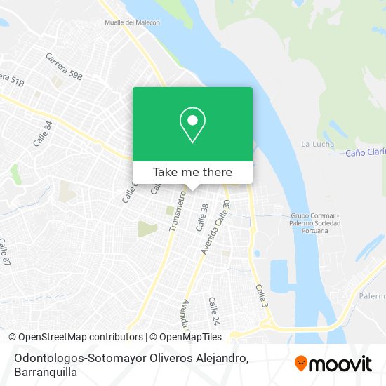 Odontologos-Sotomayor Oliveros Alejandro map