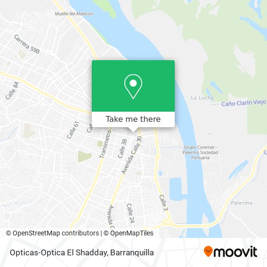 Opticas-Optica El Shadday map