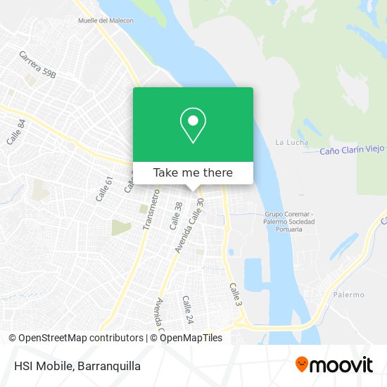 HSI Mobile map