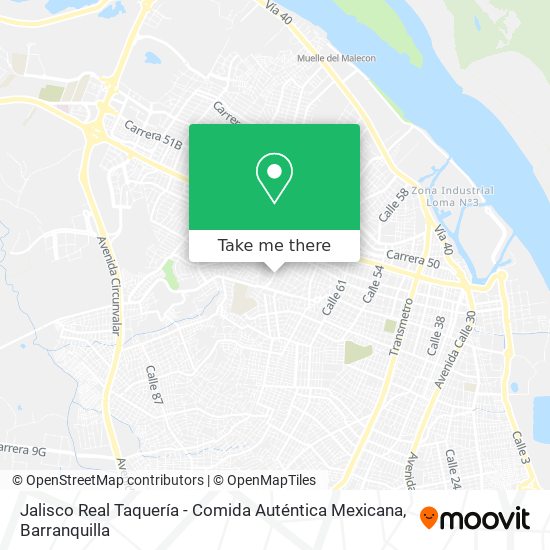 Jalisco Real Taquería - Comida Auténtica Mexicana map