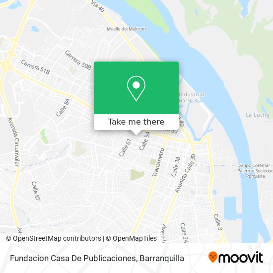 Mapa de Fundacion Casa De Publicaciones