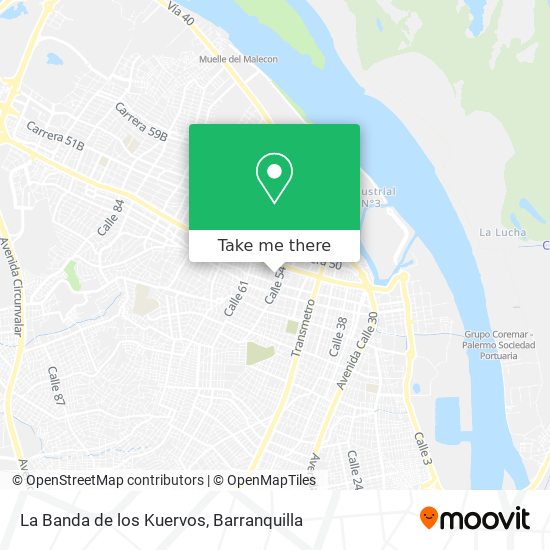 La Banda de los Kuervos map