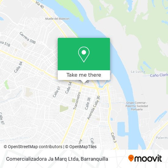 Mapa de Comercializadora Ja Marq Ltda