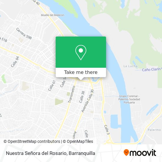 Mapa de Nuestra Señora del Rosario