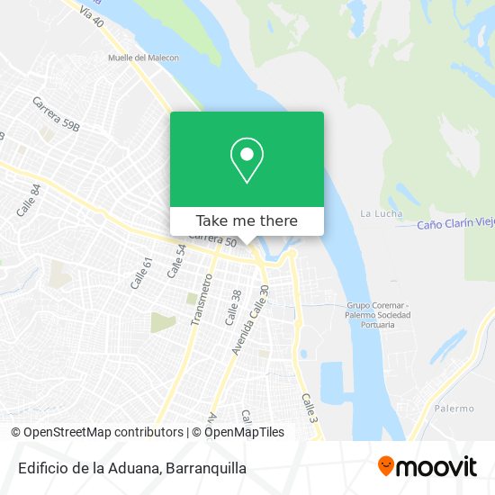 Edificio de la Aduana map