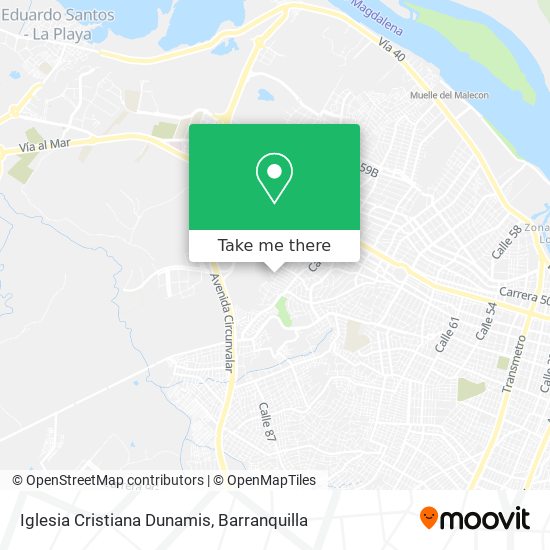 Iglesia Cristiana Dunamis map