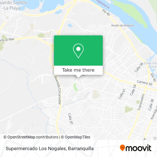 Supermercado Los Nogales map