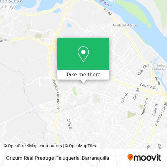 Orizum Real Prestige Peluquería map