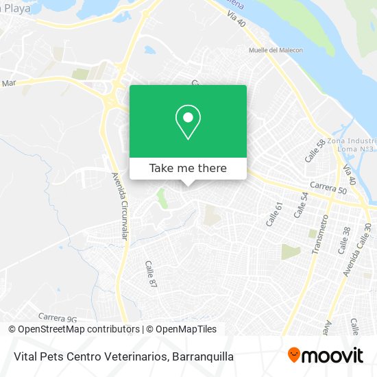 Mapa de Vital Pets Centro Veterinarios