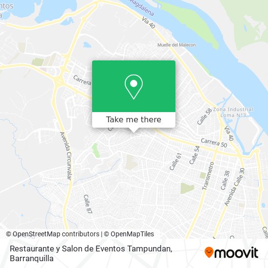 Mapa de Restaurante y Salon de Eventos Tampundan