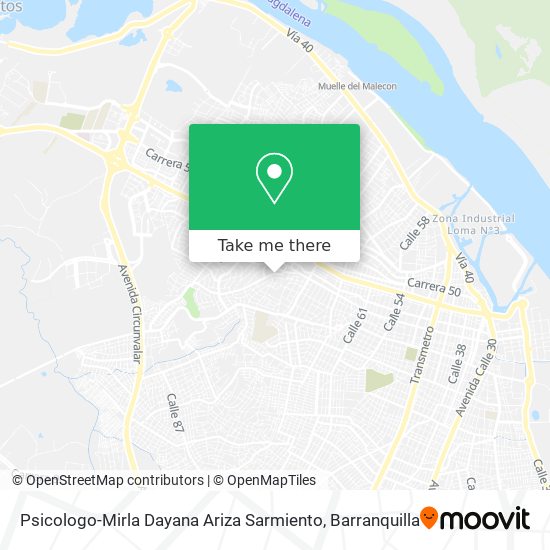 Psicologo-Mirla Dayana Ariza Sarmiento map