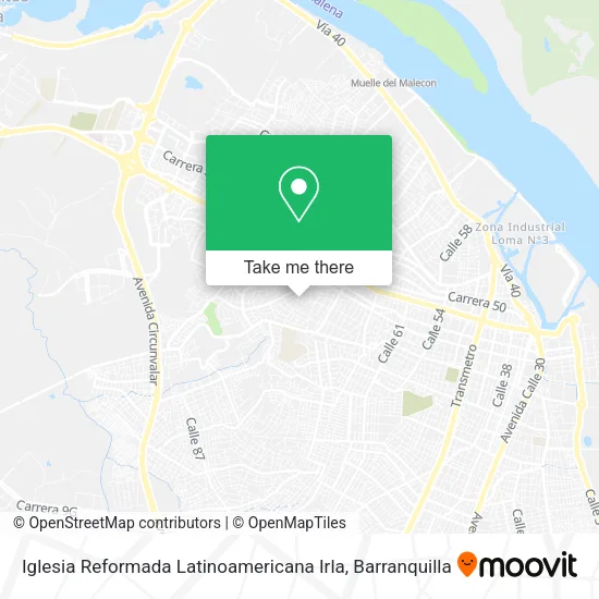 Iglesia Reformada Latinoamericana Irla map