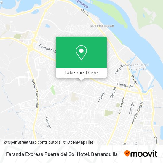 Faranda Express Puerta del Sol Hotel map