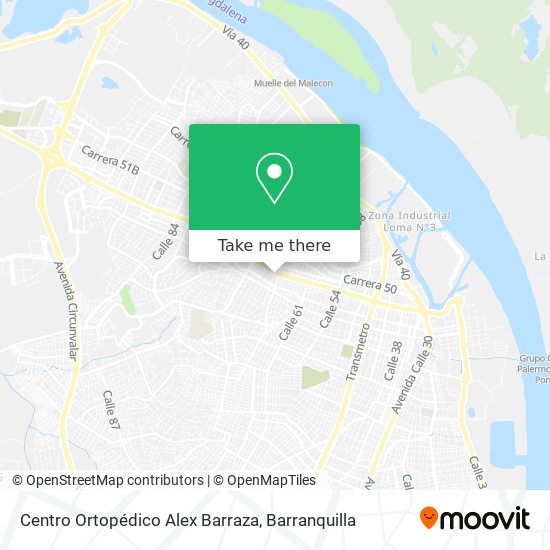 Centro Ortopédico Alex Barraza map