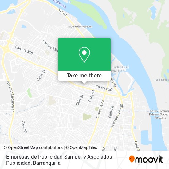 Mapa de Empresas de Publicidad-Samper y Asociados Publicidad