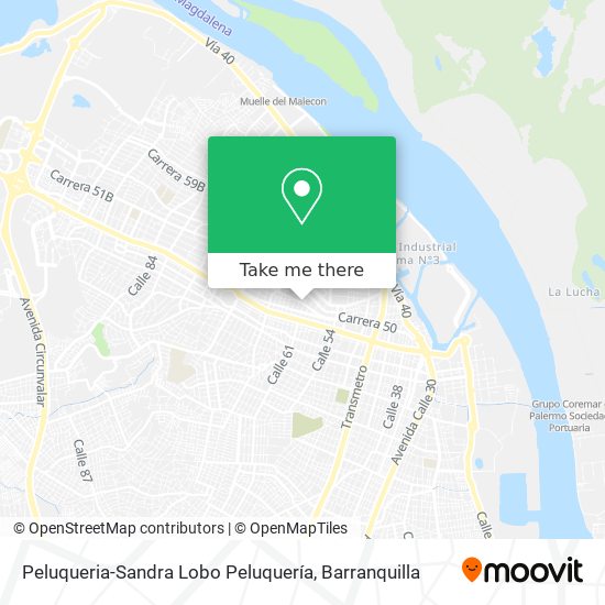 Mapa de Peluqueria-Sandra Lobo Peluquería