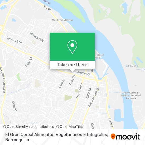 El Gran Cereal Alimentos Vegetarianos E Integrales map