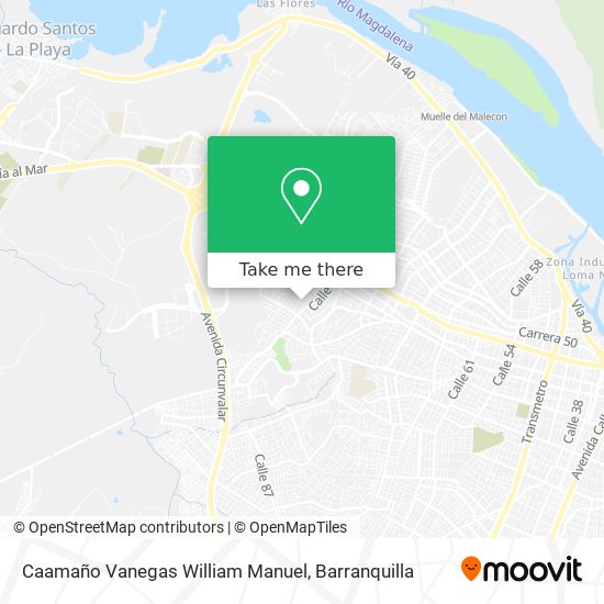 Caamaño Vanegas William Manuel map