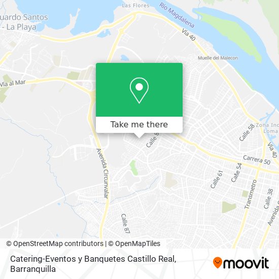 Catering-Eventos y Banquetes Castillo Real map