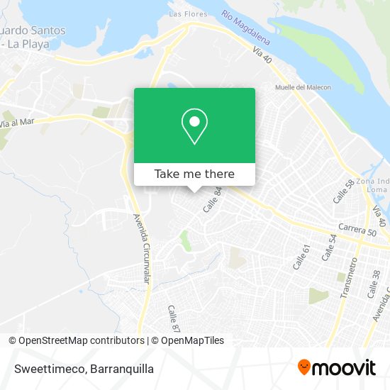 Sweettimeco map