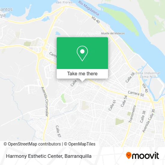 Harmony Esthetic Center map
