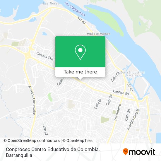 Conprocec Centro Educativo de Colombia map