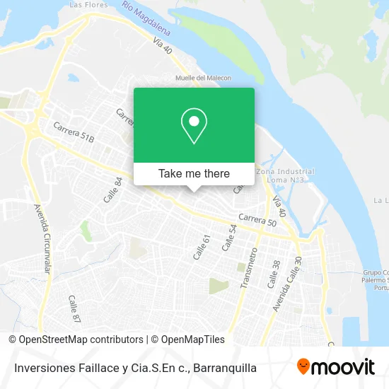 Inversiones Faillace y Cia.S.En c. map