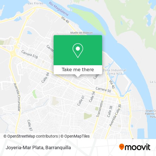 Joyeria-Mar Plata map