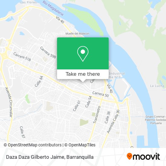 Mapa de Daza Daza Gilberto Jaime