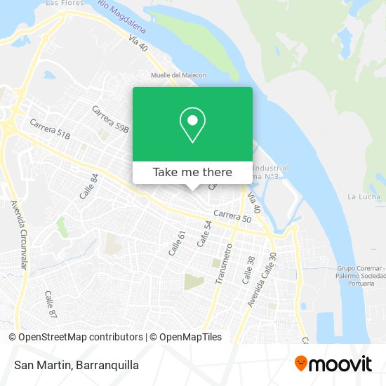 Mapa de San Martin