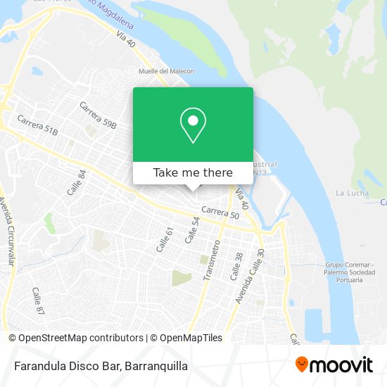 Farandula Disco Bar map