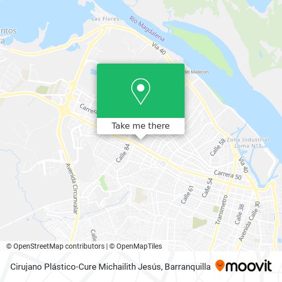 Mapa de Cirujano Plástico-Cure Michailith Jesús