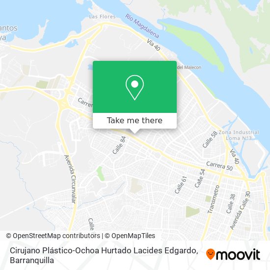 Cirujano Plástico-Ochoa Hurtado Lacides Edgardo map