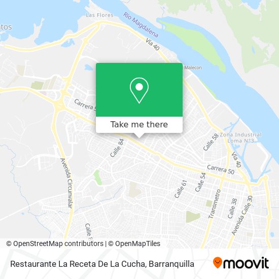 Restaurante La Receta De La Cucha map