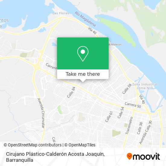 Cirujano Plástico-Calderón Acosta Joaquín map