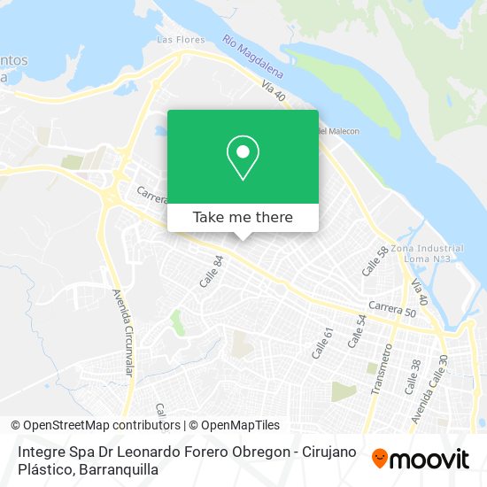 Integre Spa Dr Leonardo Forero Obregon - Cirujano Plástico map