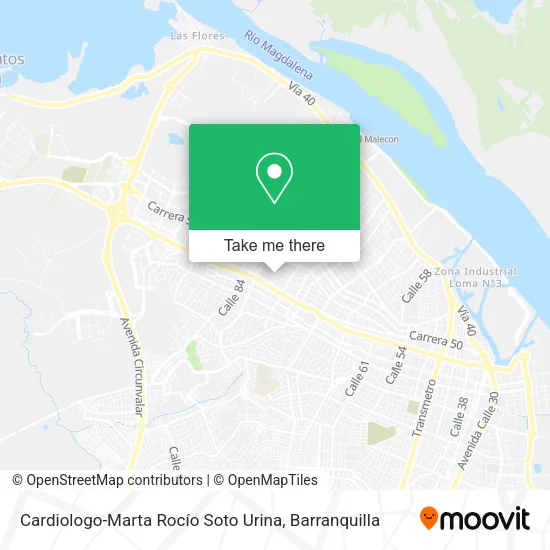 Cardiologo-Marta Rocío Soto Urina map
