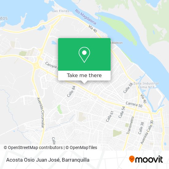 Acosta Osio Juan José map