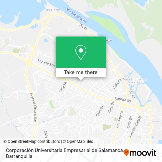 Corporación Universitaria Empresarial de Salamanca map