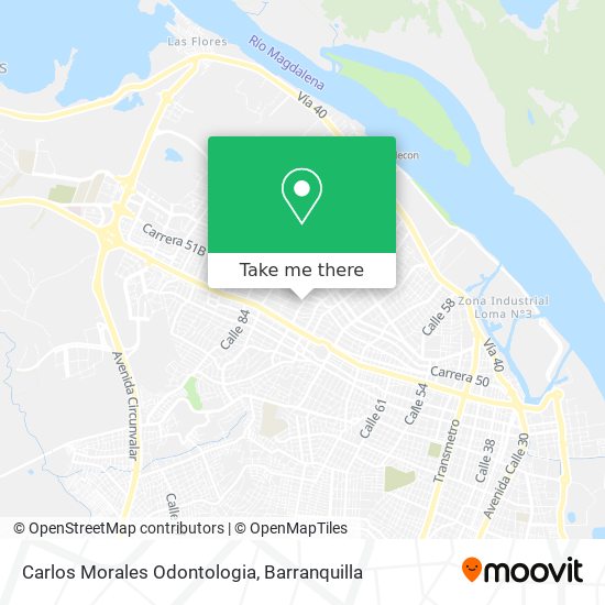 Carlos Morales Odontologia map