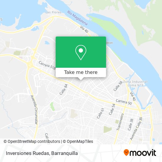 Inversiones Ruedas map