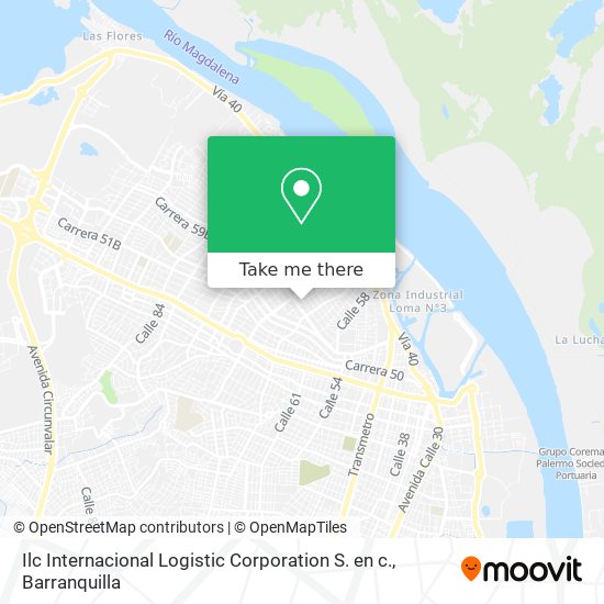 Mapa de Ilc Internacional Logistic Corporation S. en c.